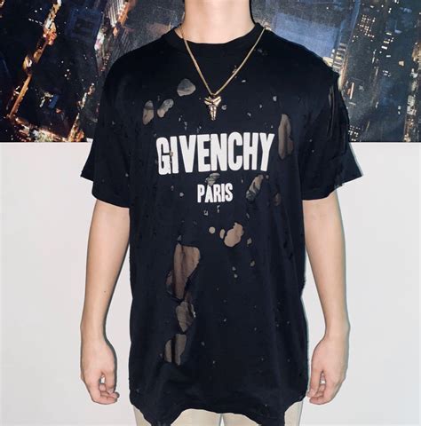 t shirt destroyed givenchy